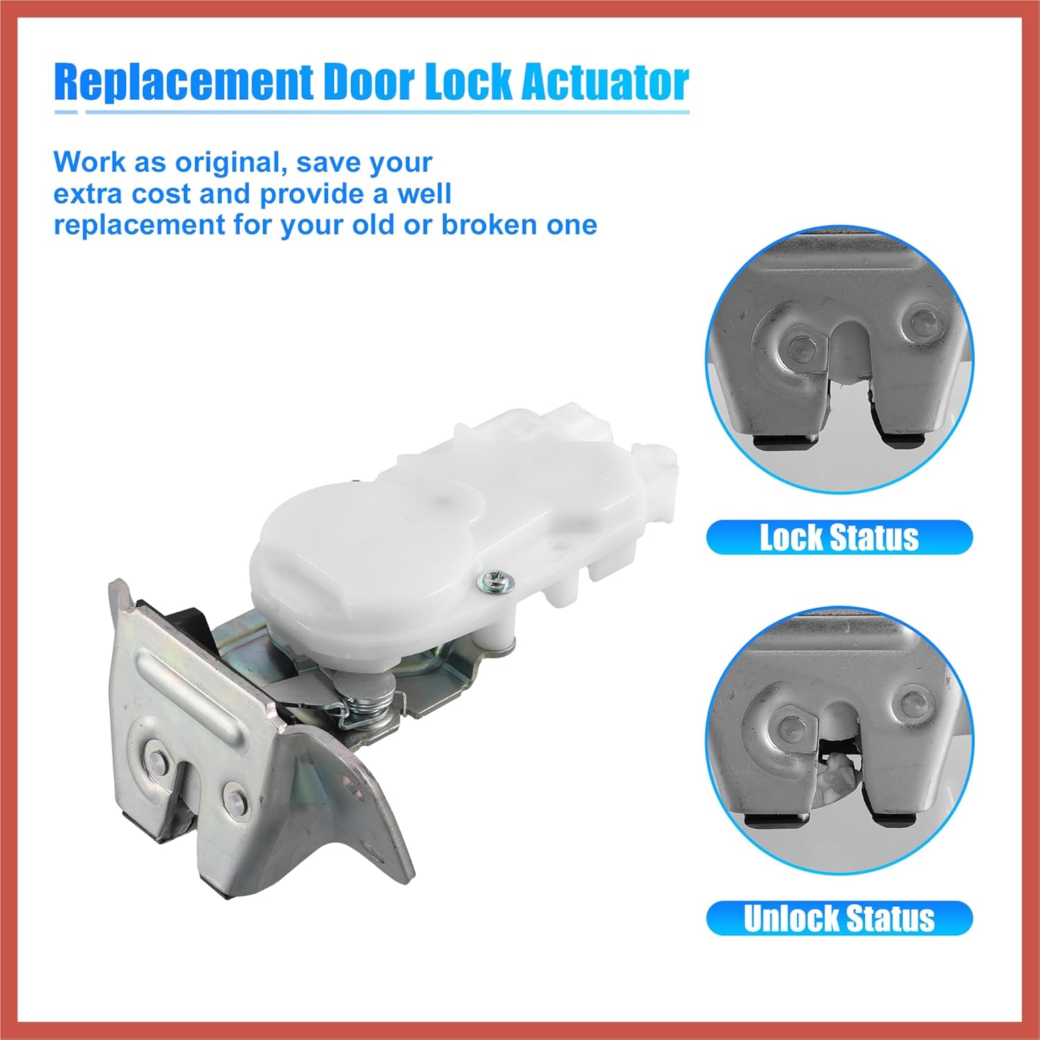 ACROPIX Trunk Latch Lock Actuator 5808A079 for Mitsubishi Outlander 06-21 Engine Tailgate Door Latch Lock Actuator Motor Car Parts