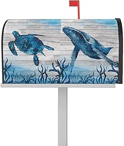 Amazon.com : ZEREAA Mailbox Wraps Post Letter Box Covers Standard Size ...