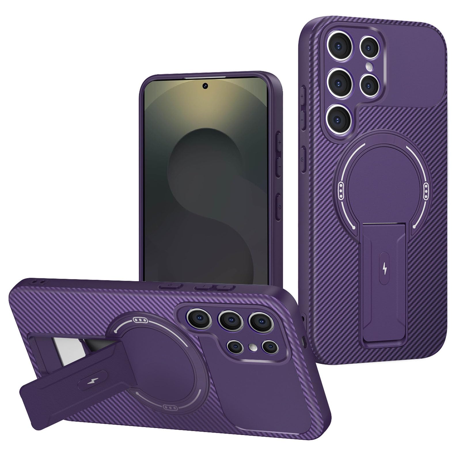 Coque Samsung S26 Plus béquille intégrée pour visionnage mains libres vidéo