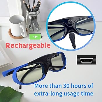 Amazon.com: Sintron 2X ST08-DLP 3D Active DLP-Link Glasses