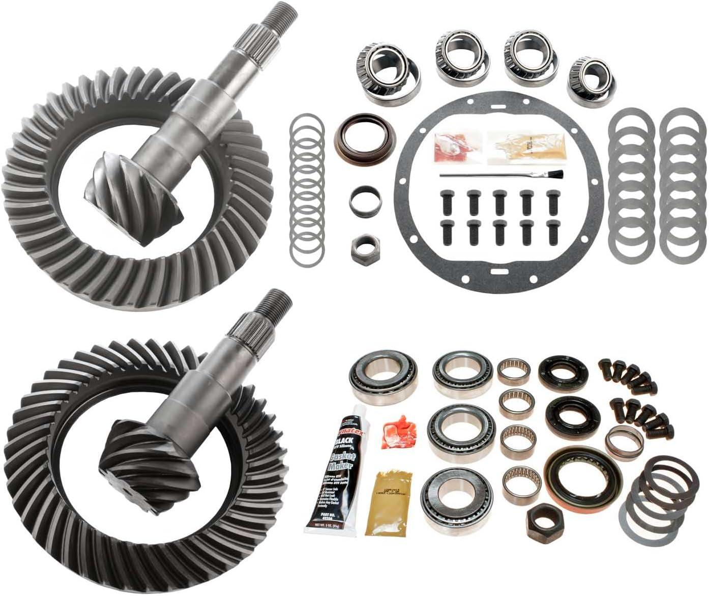 Motive Gear MGK-221, Differential Ring & Pinion Bearing Rebuild Kit For GM 8.25 IFS/GM 8.625, Ratio 4.56, 10-Bolt, 30 Spline, 9 Pinion & 41 Ring Tooth - Fits Cadillac/Chevrolet/GMC 1500 Series
