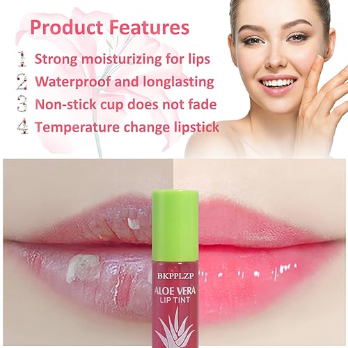 Miniatura 150 de 3 lápices labiales de aloe vera, bálsamo labial hidratante de larga duración, barra de labios nutritiva, lápiz labial, bálsamo labial, cambio