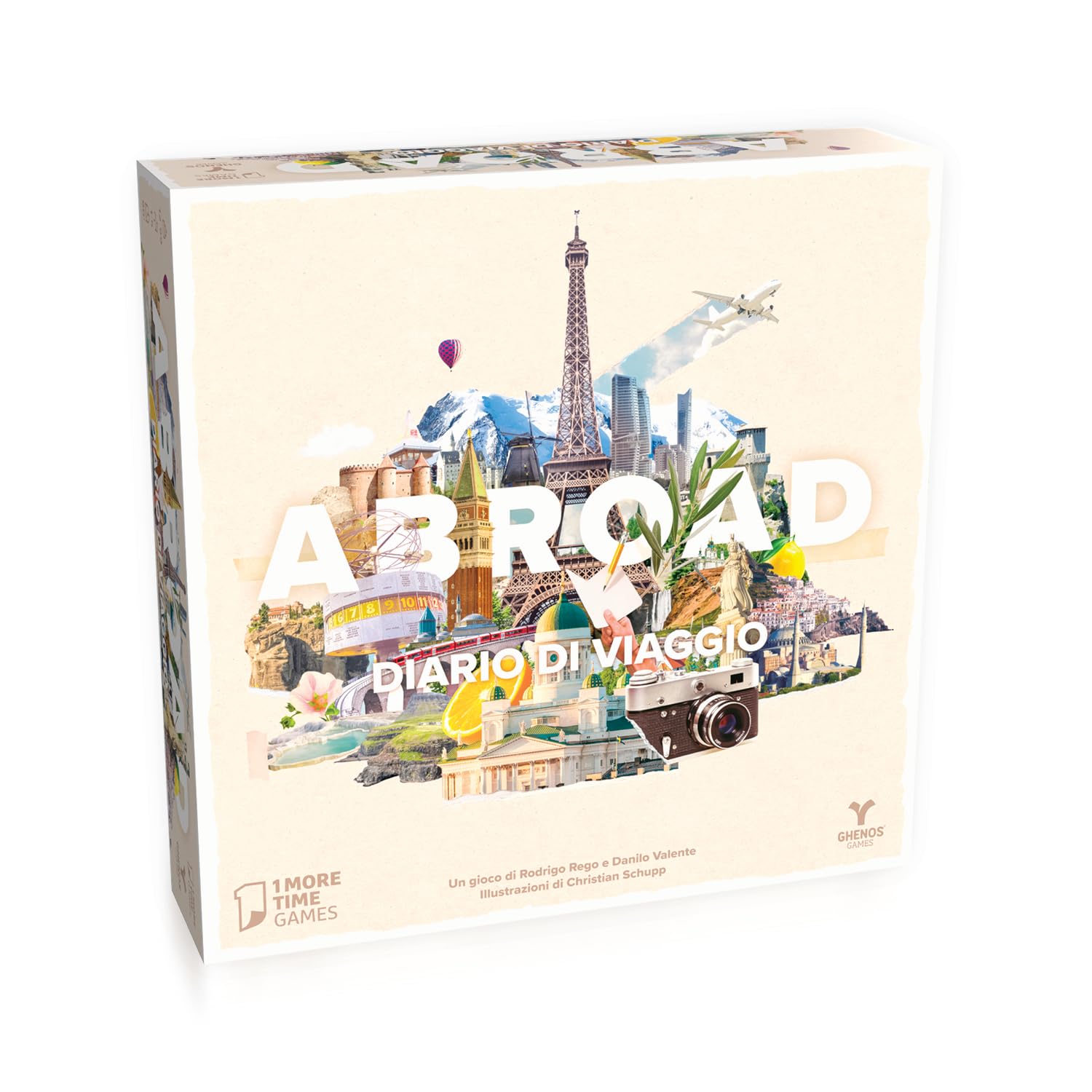 Abroad: Diario di viaggio - Ghenos Games - Gioco da Tavolo - Ed. Italiana