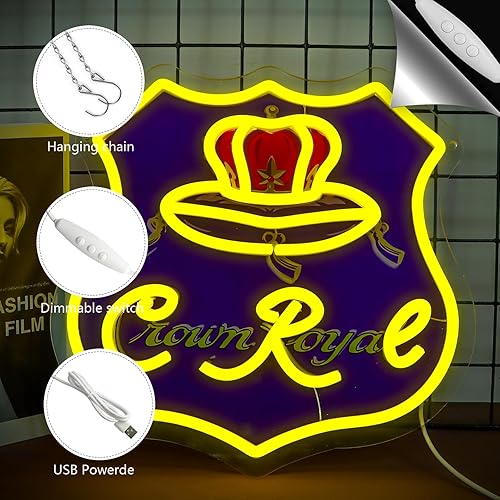 Miniatura 9 de Bacardi Ron - Letrero comercial de neón para decoración de pared de bar, alimentado por USB, letrero decorativo abierto para el hogar, bar, tienda