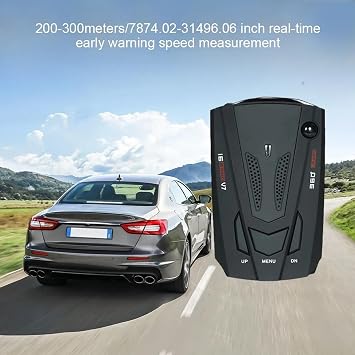 Traffic Safety Detector Accurate Speed Monitoring Portable Detector Dynamic Speed Tracking Easy Operation