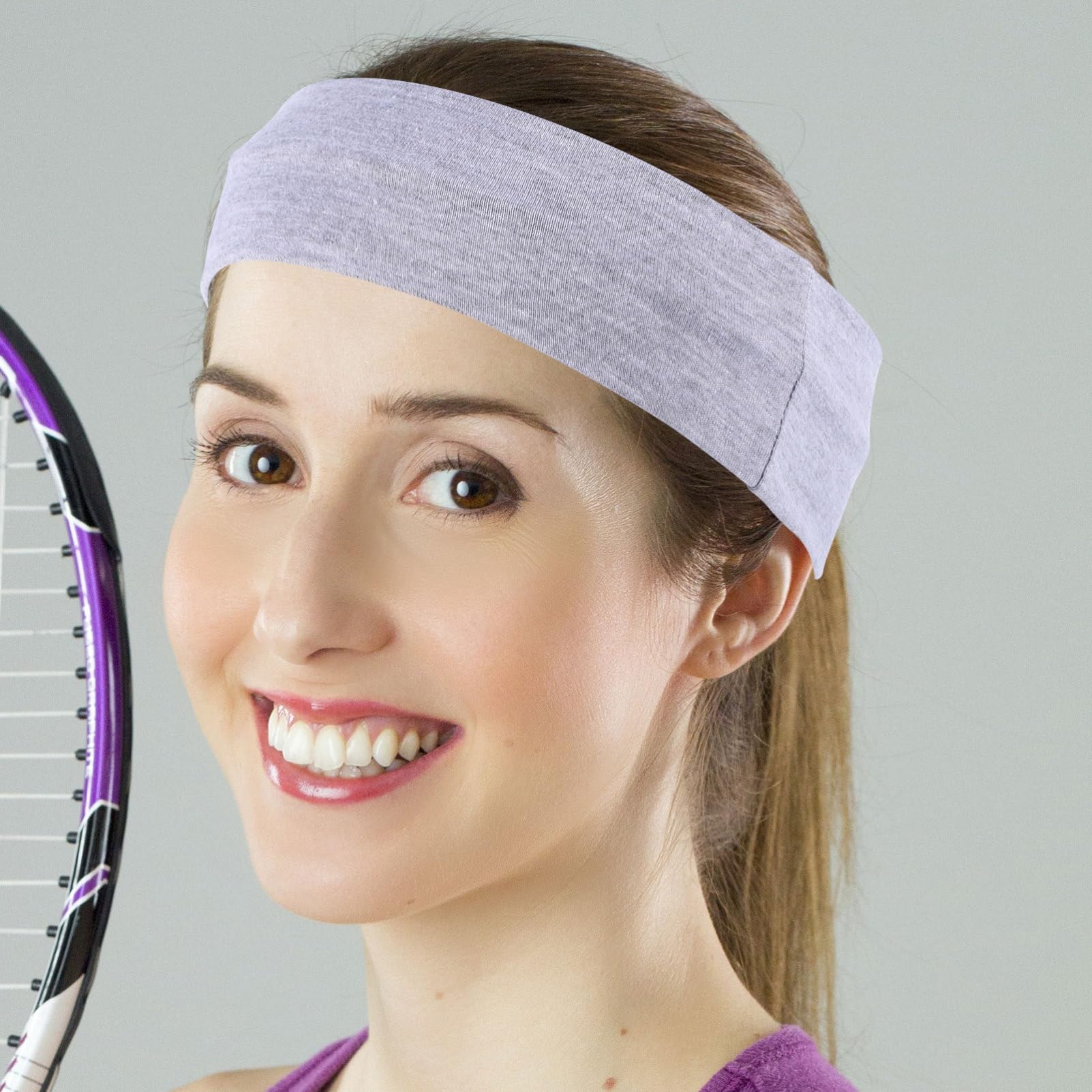 Happyyami 16pezzi Fascia Capelli Sport per Yoga Fasce Elastiche da Donna per Allenamento Antisudore e Resistente per Esercizi da Palestra Adatte Tutti i Tipi di Capelli