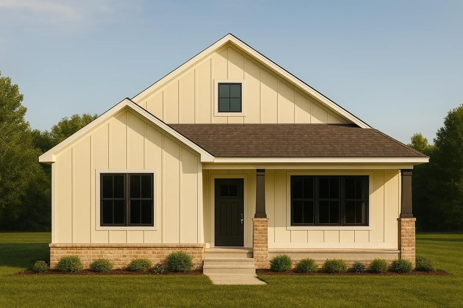 16-1048 House Plan - Modern Farmhouse Home Plan - 3-Bed, 2-Bath, 1,450 SF