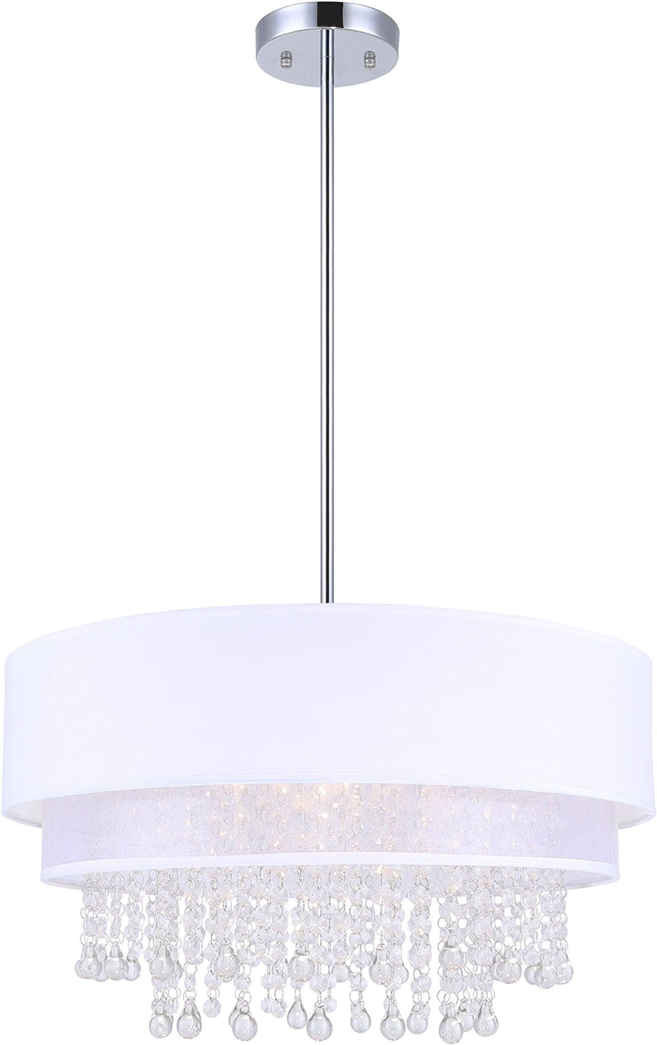 CANARM ICH509A04CH22 Charelston 4 Light Chandelier