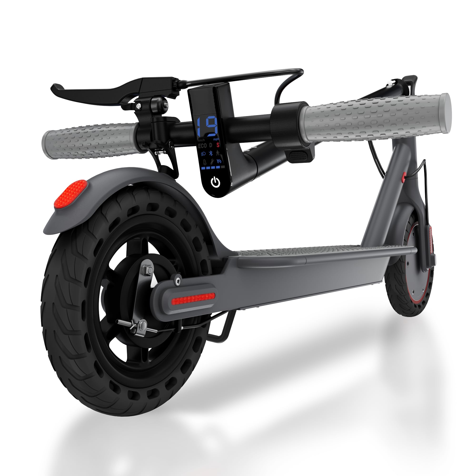 Trottinette Electrique Adulte, Moteur 350W Autonomie 25Km Trottinette Électrique Pliable 8,5" Pneu Anti-crevaison Electric Scooter avec Double Frein, APP