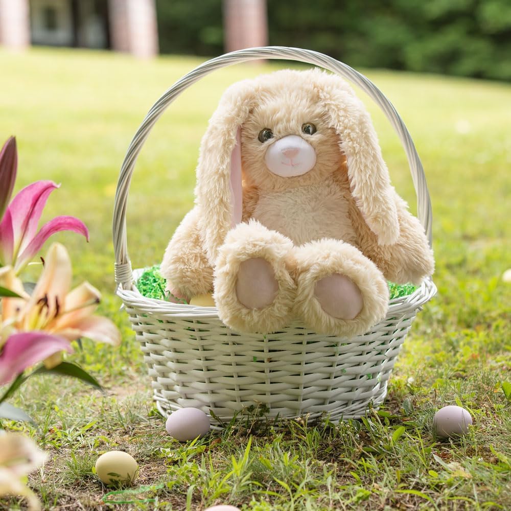 Vermont Teddy Bear Easter Bunny Plush 18 Inch | Soft Plushies and Bunny Toys for Kids and Adults | Buddy Collection Cuddly Stuffed Bunny | Emotional Support Plush for Comfort and Gifting