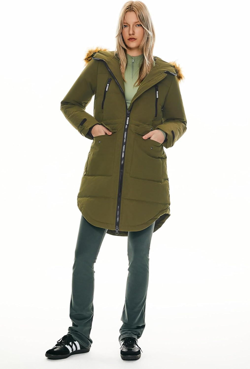 Orolay Women's Thickened Down Jacket Winter Warm Down Coat - Image 7