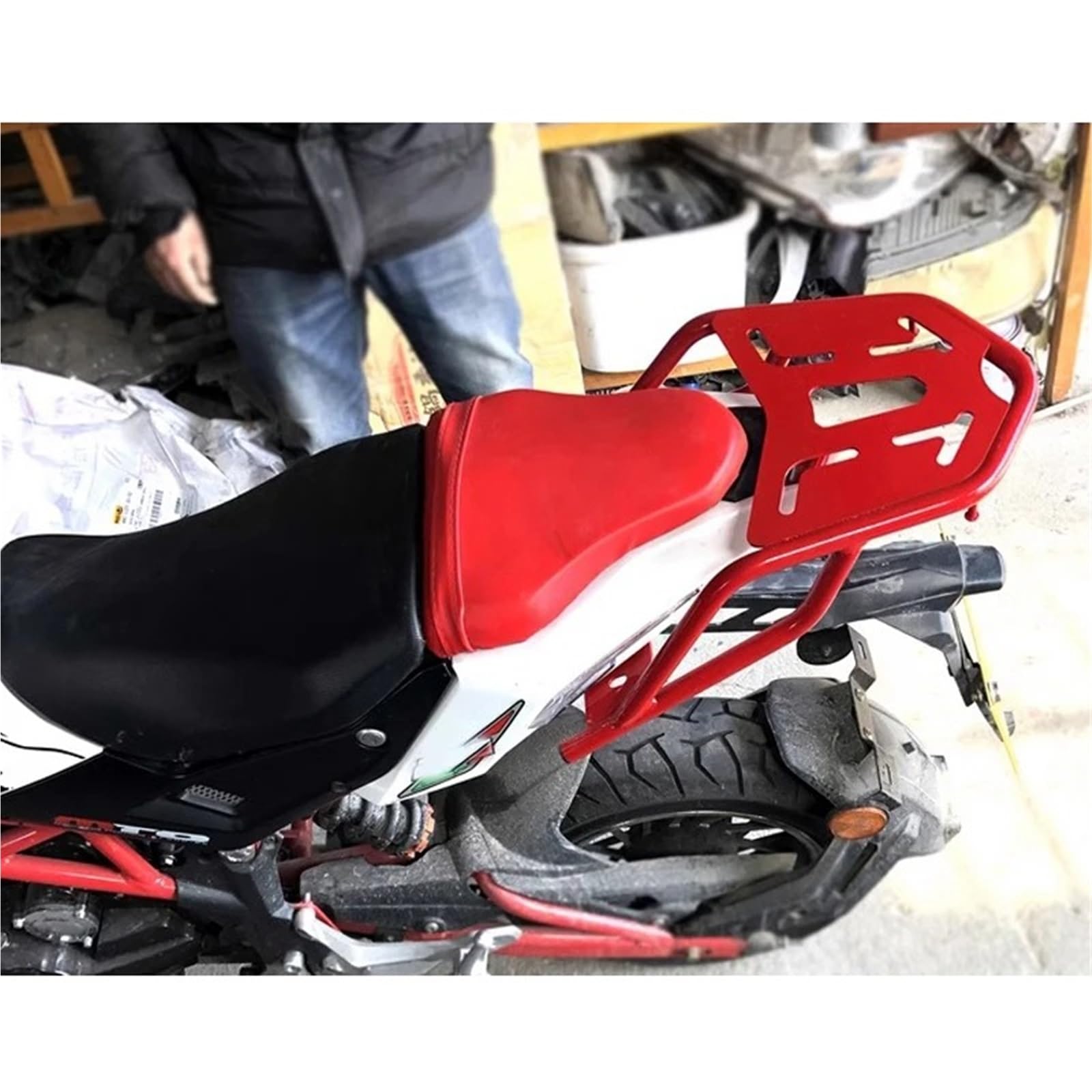 Amazon | 用のベネリ BJ125-3E TNT125 ラックリアボックスリアケース