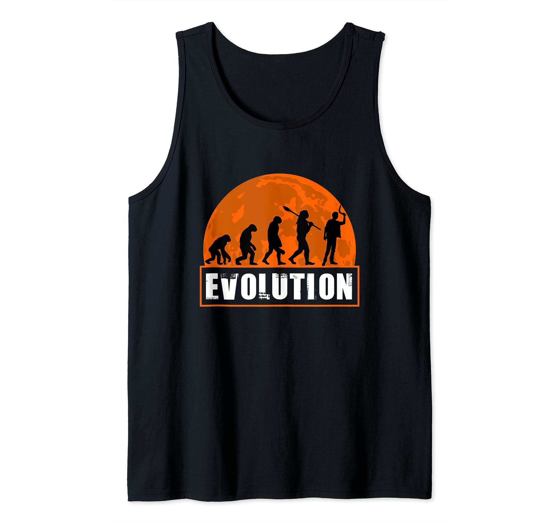 Boomerang Evolution Funny Human Evolution Tank Top