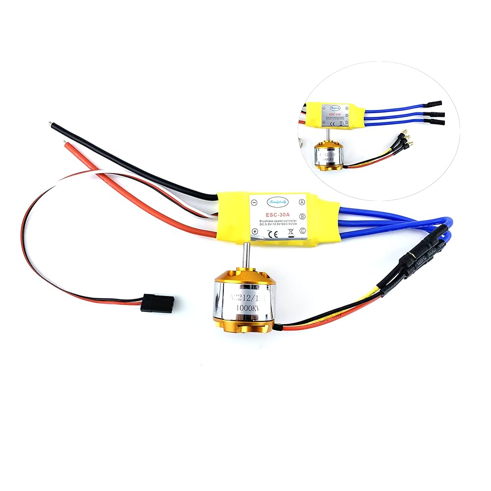 Amazon.com: YoungRC A2212 1000KV Brushless Motor+ 30A ESC