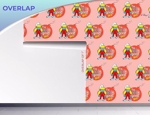 Vista 7 de EGD The Smurfs - Papel tapiz para despegar y pegar de la serie X The Smurfs, colección Prime, papel tapiz temático para diseño de interiores