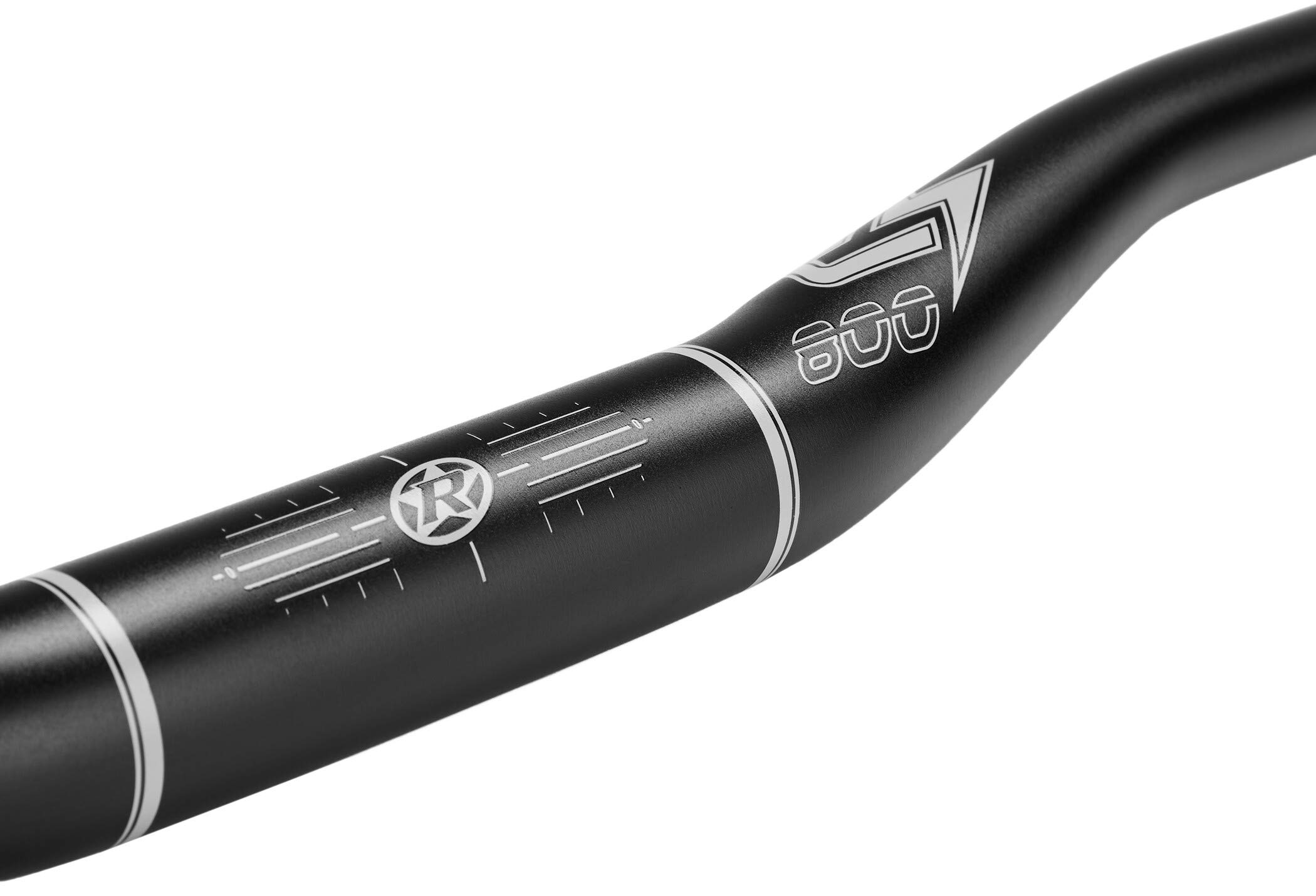 Reverse E-Element Ergo Fahrrad Lenker 31.8mm 800mm schwarz/grau: Größe: 31.8mm 25mm Rise