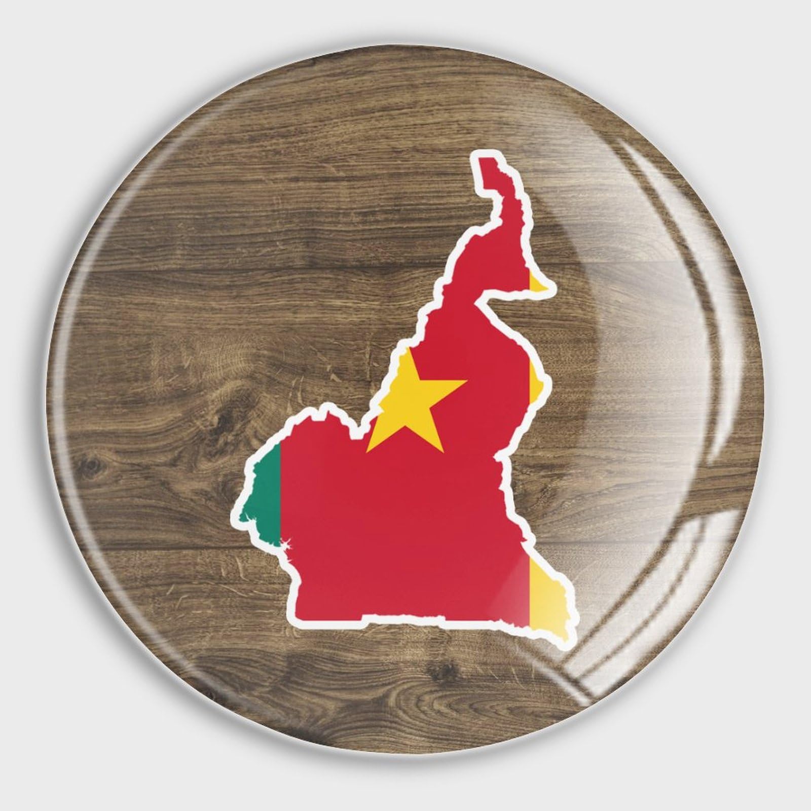 Aimants puissants Cameroun en verre lot de 4 pour stopper les papiers qui tombent