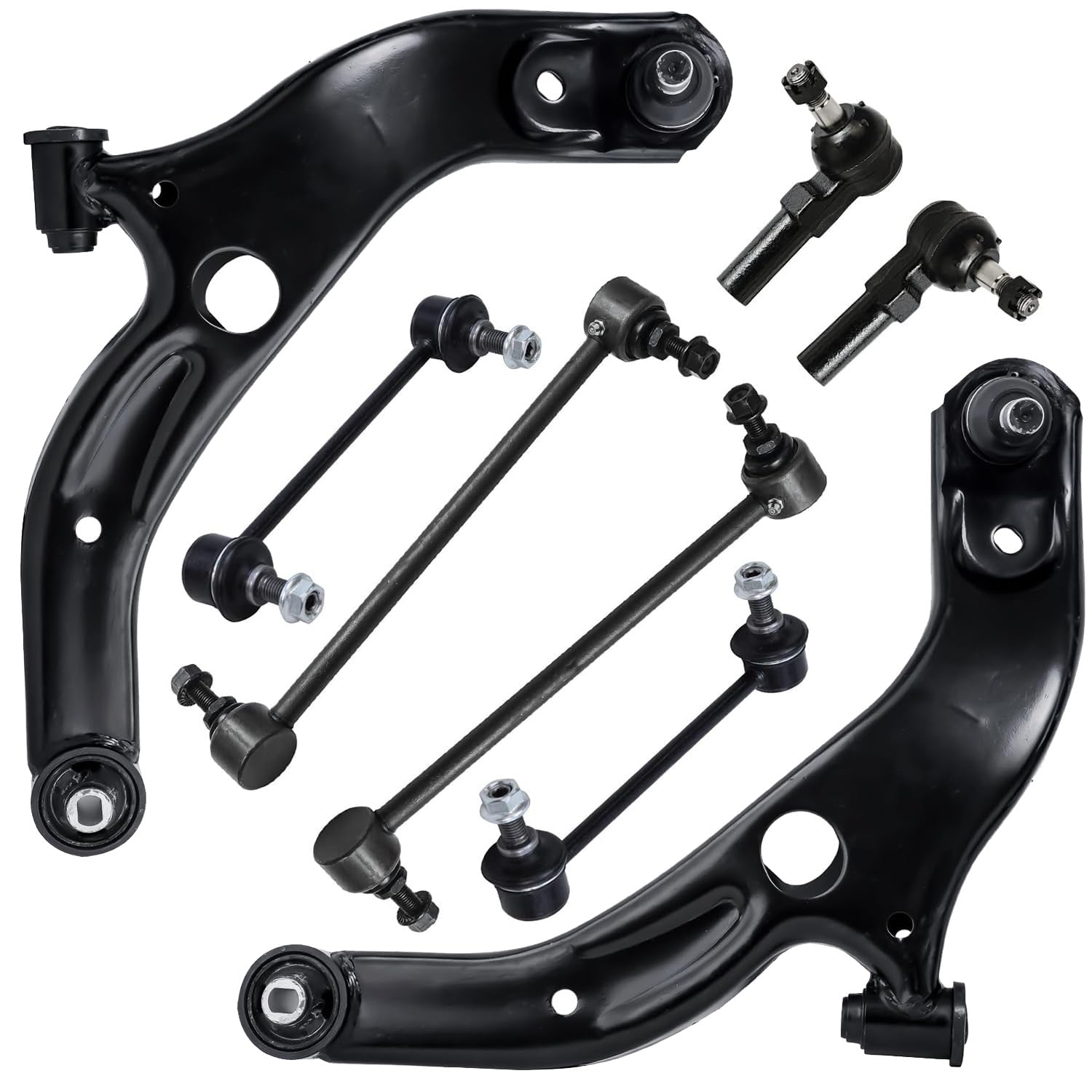 Detroit Axle - 8pc End Suspension Kit for 2001-2003 Mazda Protege Protege5