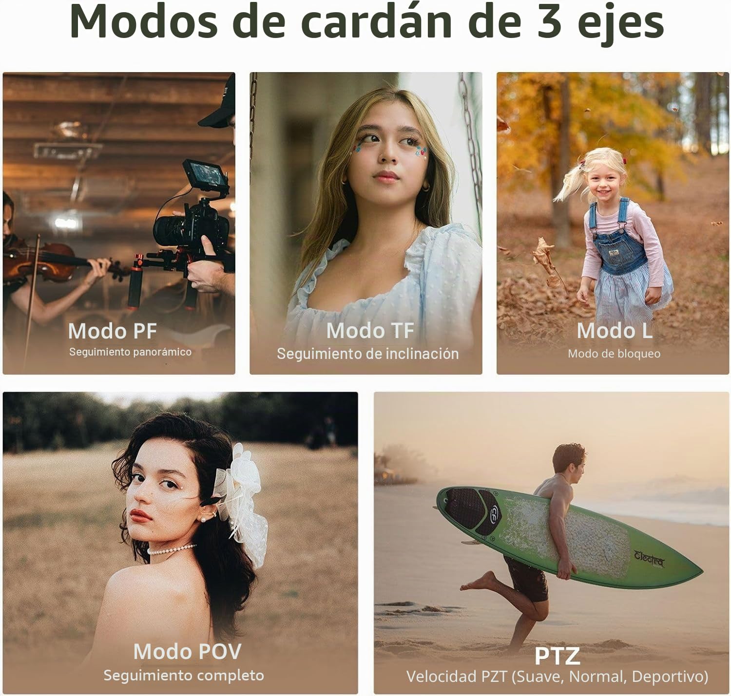 ORDRO M5 Cámara Gimbal 5K vídeos, estabilización de 3 Ejes, Pantalla táctil giratoria de 3,5 Pulgadas, Seguimiento de Rostro/Objeto, cámara de vídeo de visión Nocturna IR para fotografía, Youtube