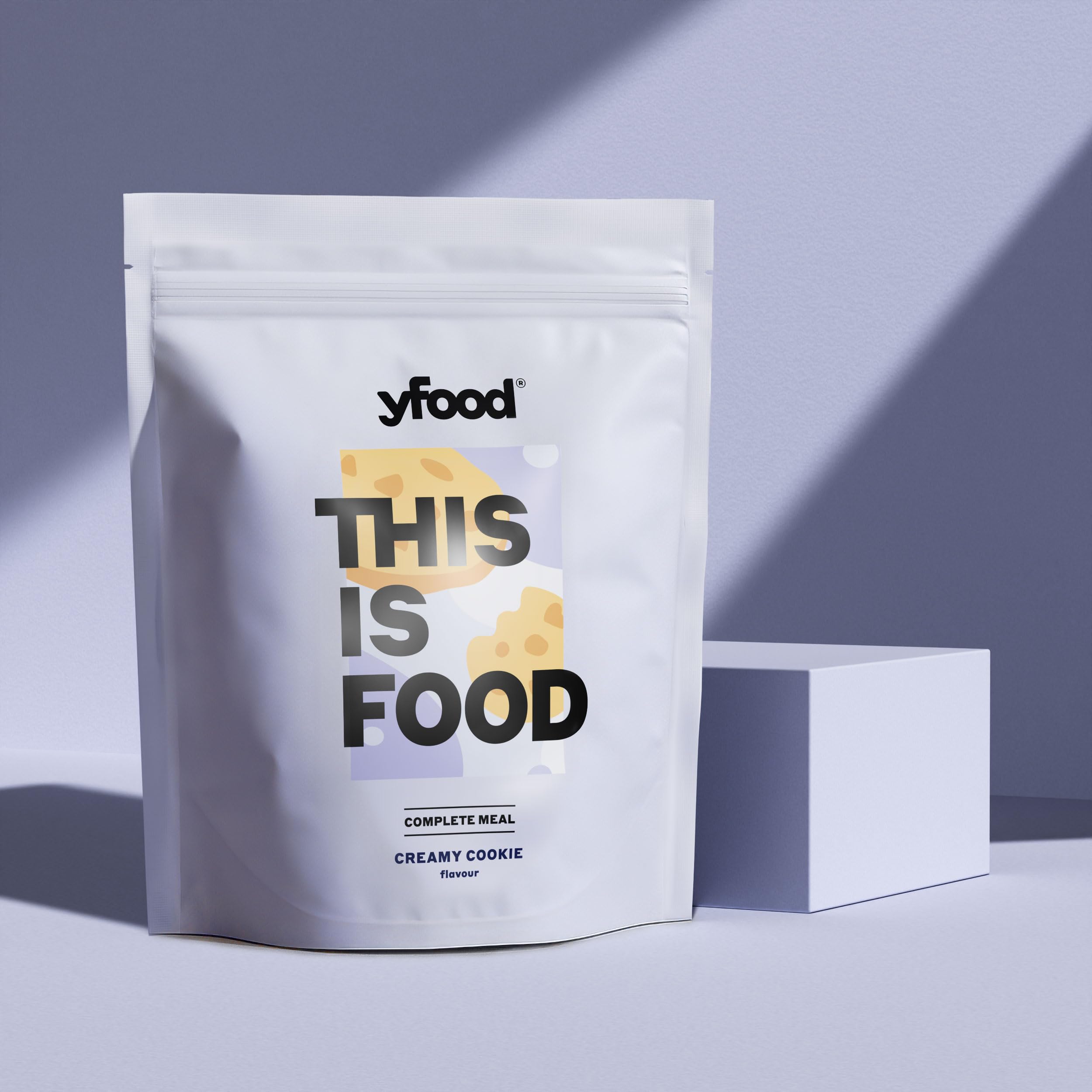 yfood Bebida Creamy Cookie – 12 comidas de 400 kcal en polvo – 25 g de proteína – Comida completa y saludable para llevar – Sabor: galleta