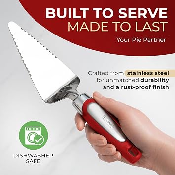 Orblue Pie Server and Bread Knife 8-inch Bundle