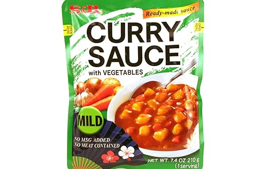 Salsa de curry con verduras (suave) - 7.4oz (paquete de 6)