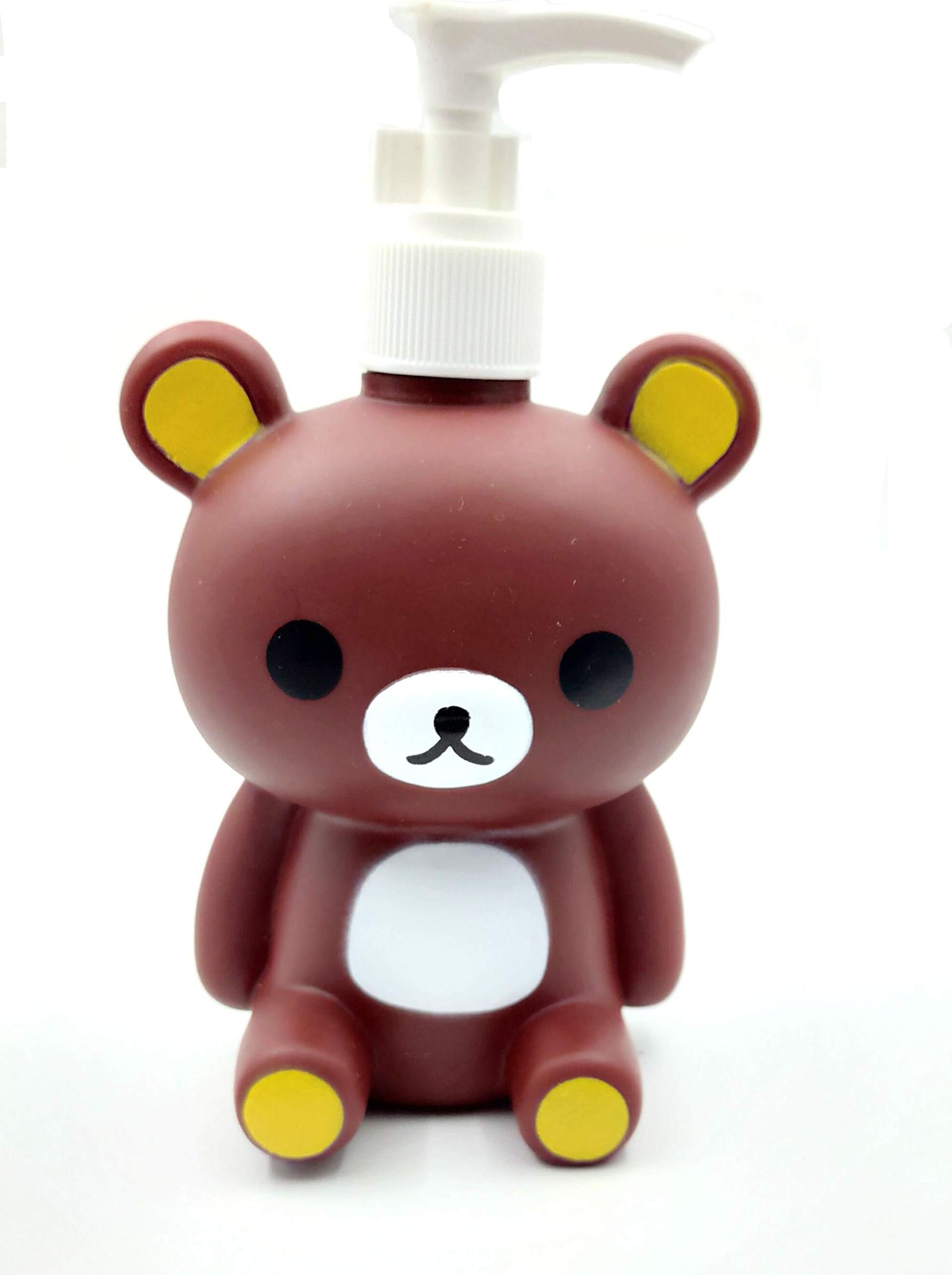 Johnnie boy Kids Cartoon Character Dispenser Empty Plastic Liquid Soap handwash Cream Lotion Shampoo Dispenser Bottle 350 ml Gel, Lotion, Shampoo, Conditioner, Soap Dispenser (Brown)