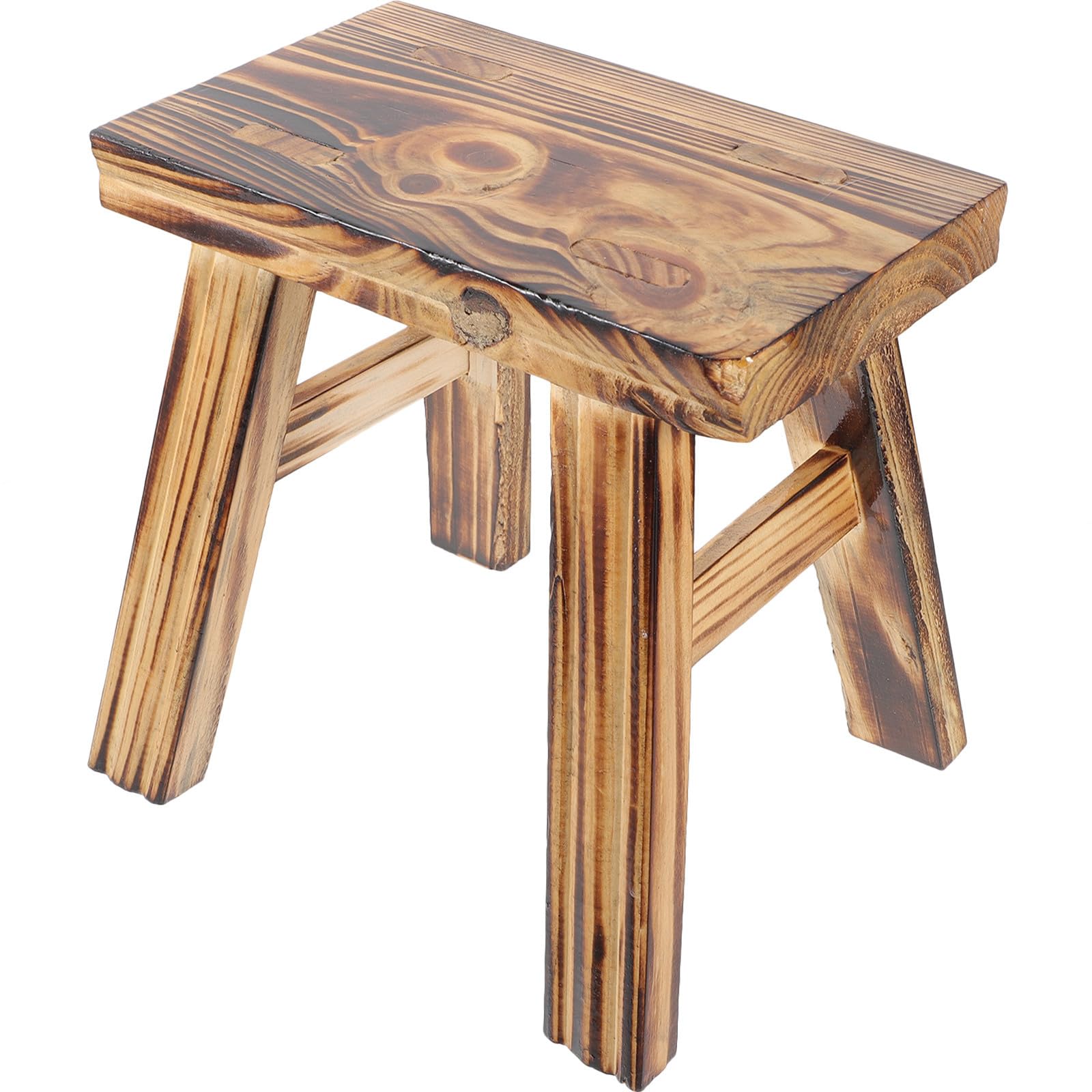 Taburete Banco Pequeño Portátil y Reutilizable Infantil de Madera Maciza para Entrenamiento de Baño y Habitación Sencilla Adecuado Bebés