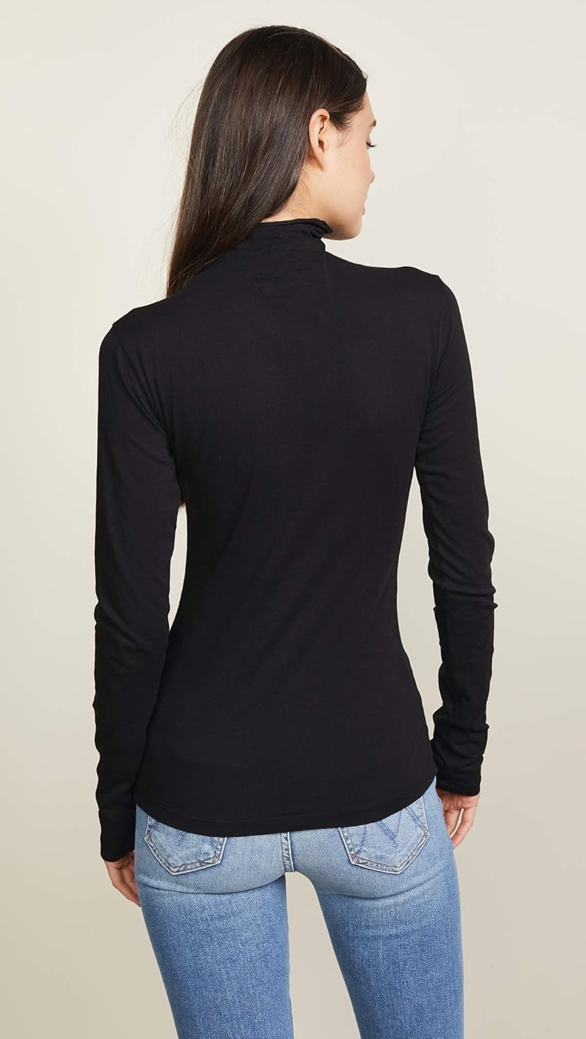 Velvet by Graham & Spencer Womens Talisia Long Sleeve Turtleneck T ShirtT-Shirt - Image 5