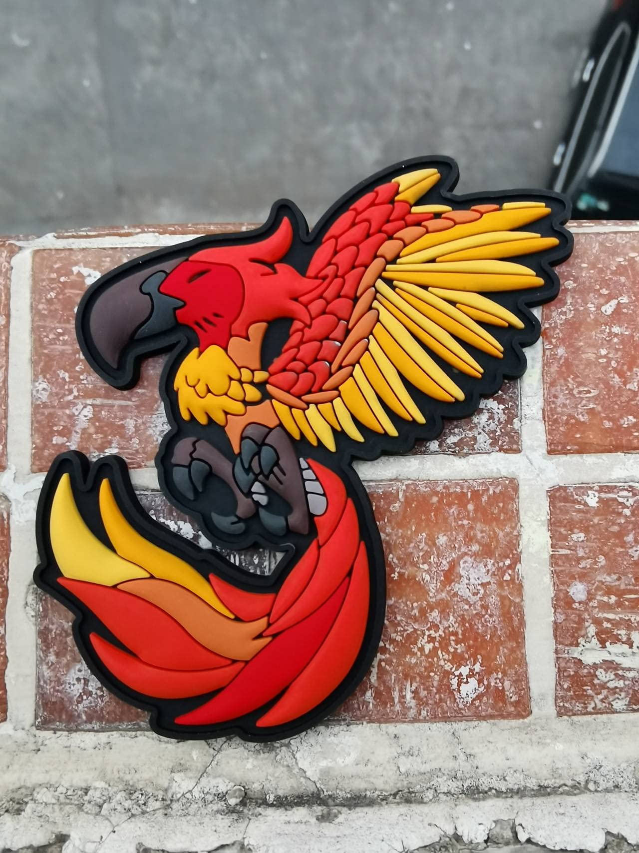 Kids Patch Collection - Magical Creatures PVC #6 Phoenix