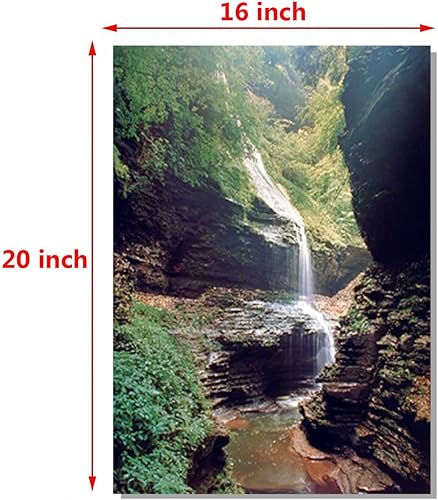 Miniatura 2 de Impact Posters Gallery Watkins Glen New York Waterfall Nature Woods Scenery - Póster para decoración de pared (16 x 20 pulgadas)