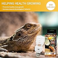 Vista 6 de LUCKY HERP Bombilla de Luz Compacta Fluorescente UVA UVB para Reptiles del Desierto 10.0 26W