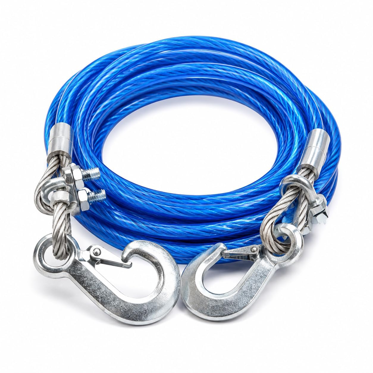7 Ton Heavy Duty Tow Rope 4M – Steel Wire Towing Cable with Metal Hooks for Car, SUV, Jeep & Truck Recovery-image-31