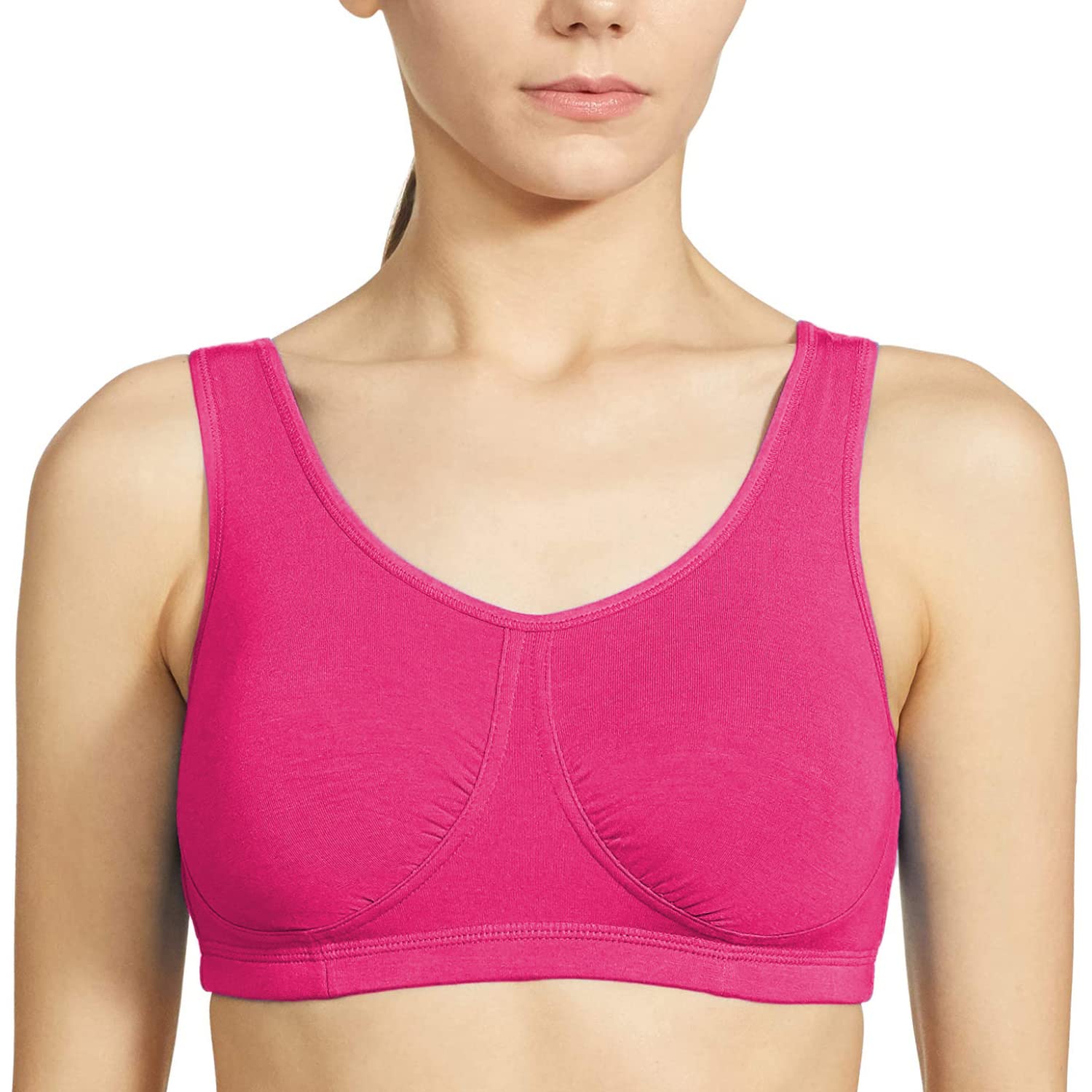 zuperb Women's Modal Wire Free Non Padded Sleep Bra-picture-3