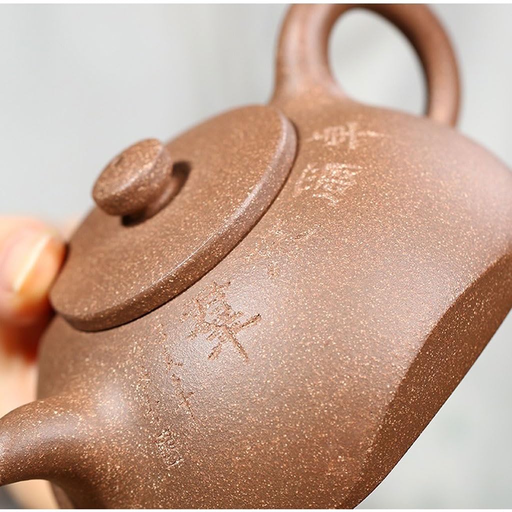Ceramiczny czajniczek retro fioletowy gliniany czajniczek domowy czajniczek ręcznie robiony zestaw do herbaty Kung Fu czajniczek popołudniowa herbata biuro chiński czajniczek dzbanek do herbaty