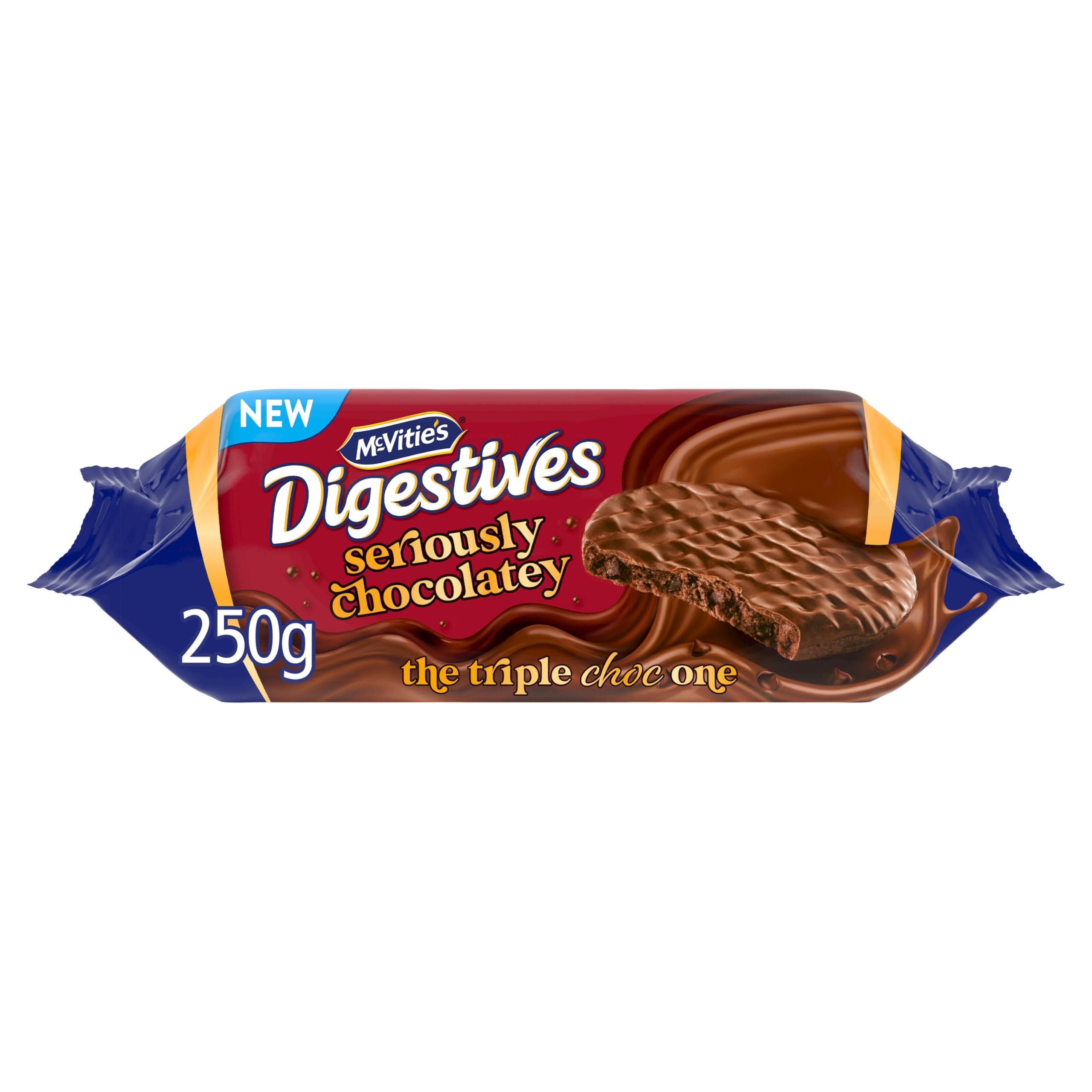 McVitie's Seriously Chocolatey Digestive Biscuits, 250g (Pack of 1)