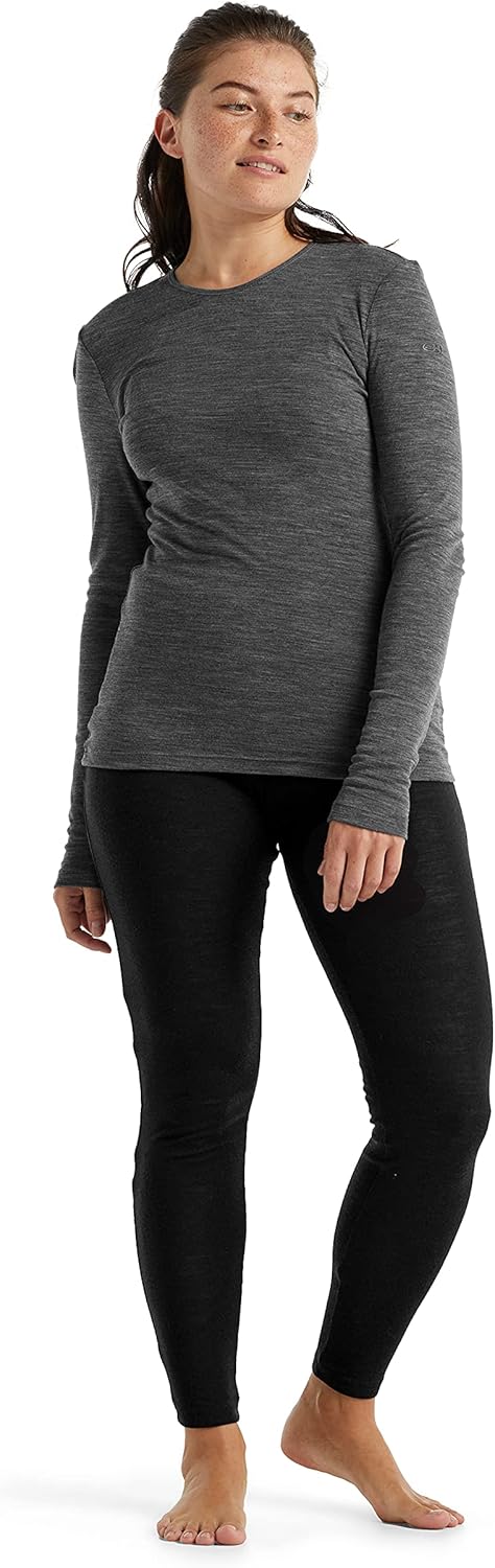 Icebreaker Merino Women's 175 Everyday Cold Weather Base Layer Thermal Long Sleeve Crewneck T-Shirt : Clothing, Shoes & Jewelry