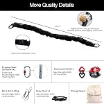 PRIOR FITNESS Bungee Fitness Equipment Set - Heavy Resistance Band, Elastic Dance Cord, Workout Equipment for Home Gym