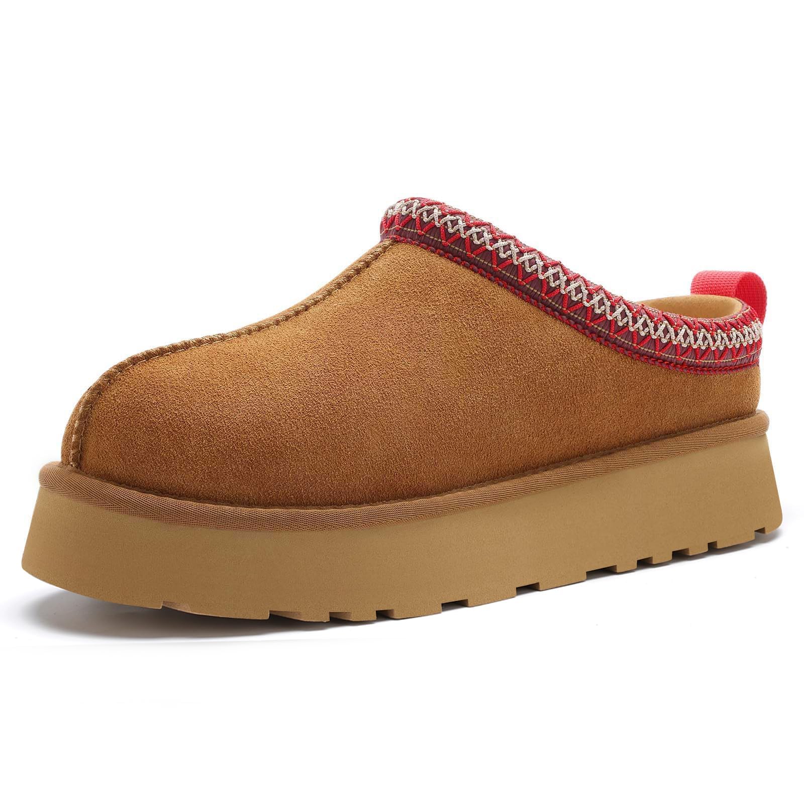 Womens Slippers Platform Mini Boots Short Ankle Boot Fur Fleece Lined Sneakers House slippers Anti-Slip Boot For Outdoor