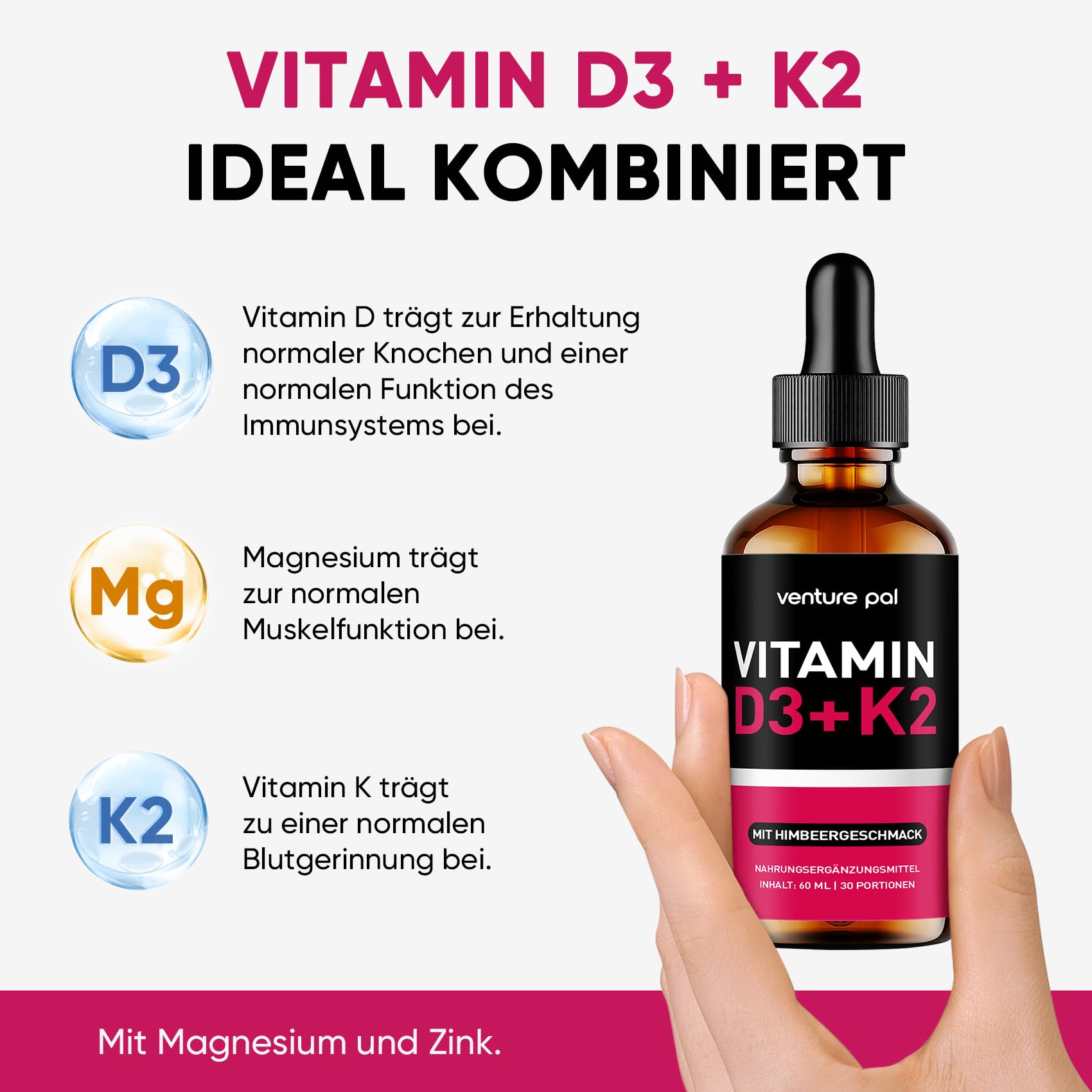 Vitamin D 60ml für Mann und Frau