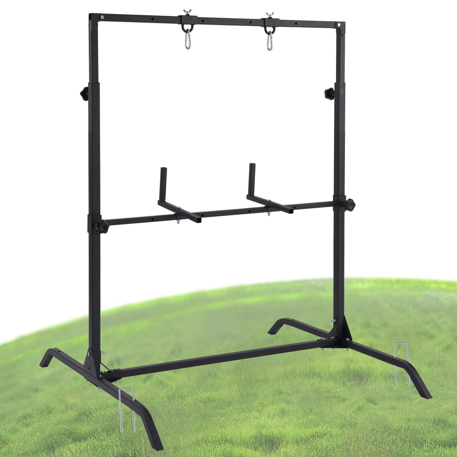 PVNIEFC Archery Target Stand for 30 Inch Bag & Foam Targets, Bow and Arrow Target Stand for Backyard, Steel