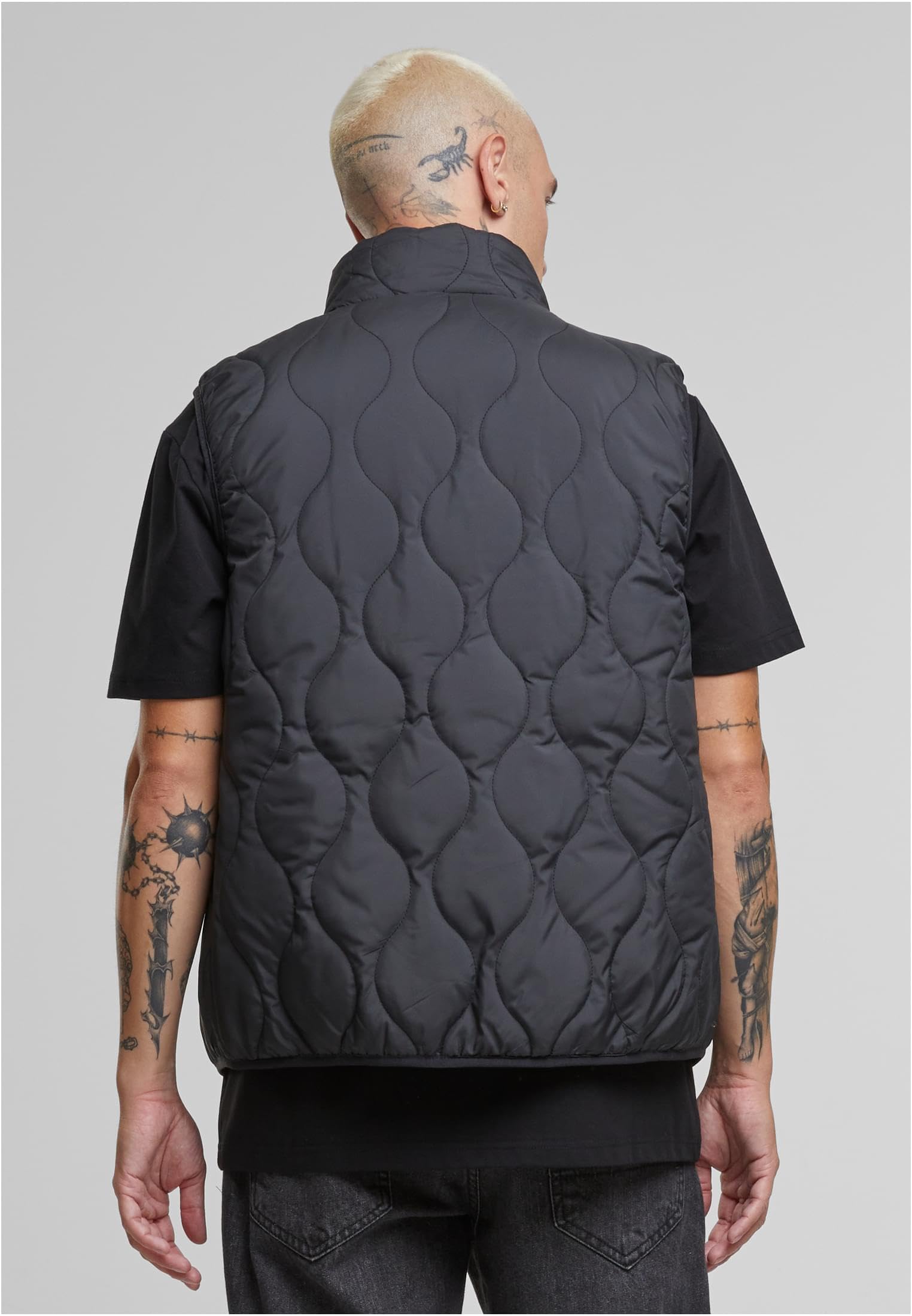 Urban Classics Mens Super Light Bubble Vest Uomo Gilet nero