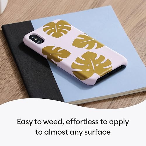 Miniatura 5 de Cricut Vinilo inteligente metálico mate, extraíble (12 pies), champán