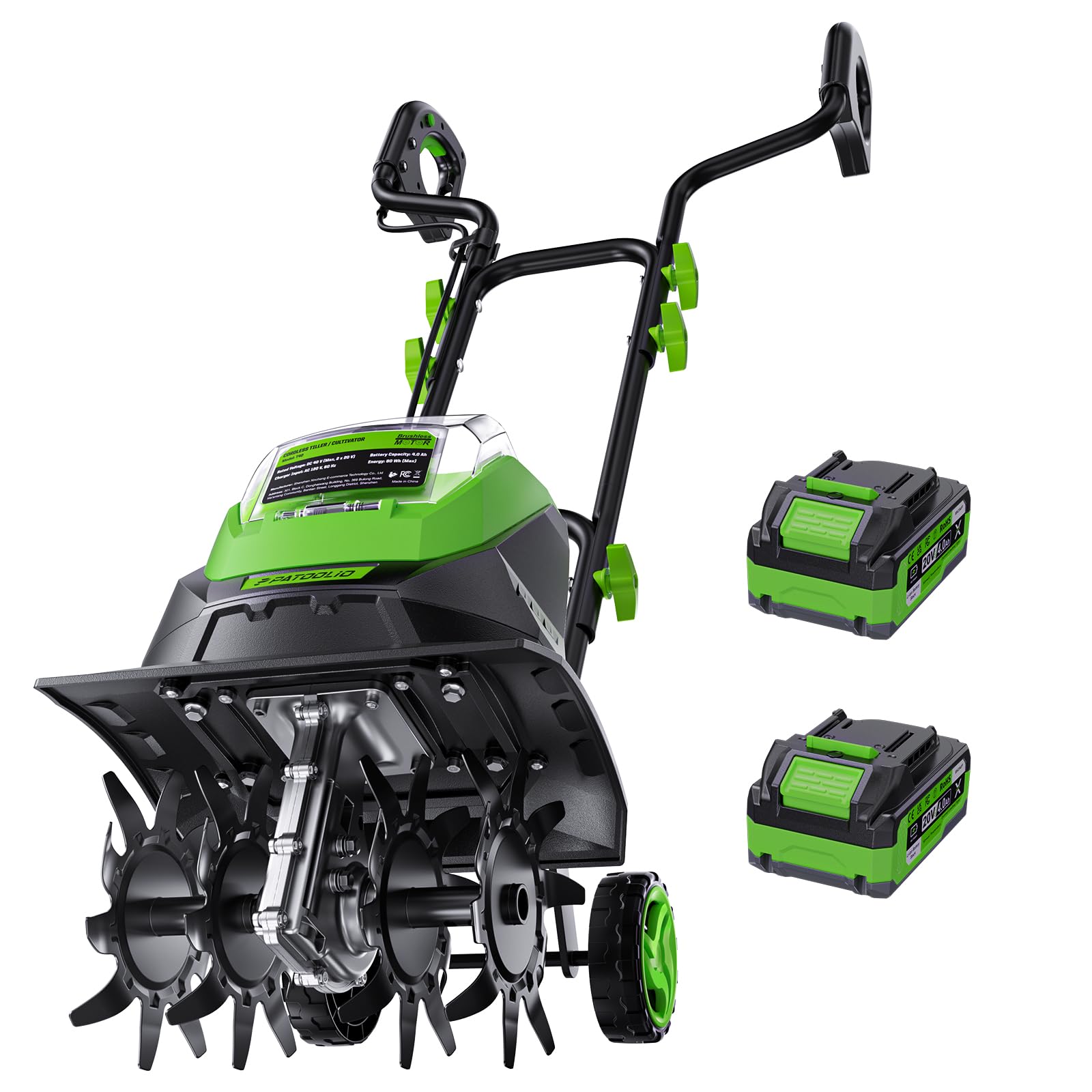 etoolab 40V Cordless Tiller Cultivator