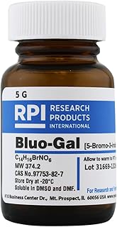 Bluo-Gal [5-Bromo-3-indolyl-B-D-galactopyranoside], 5 Grams