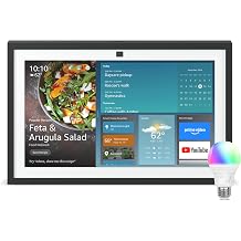 Echo Show 15 with Amazon Basics Smart Bulb