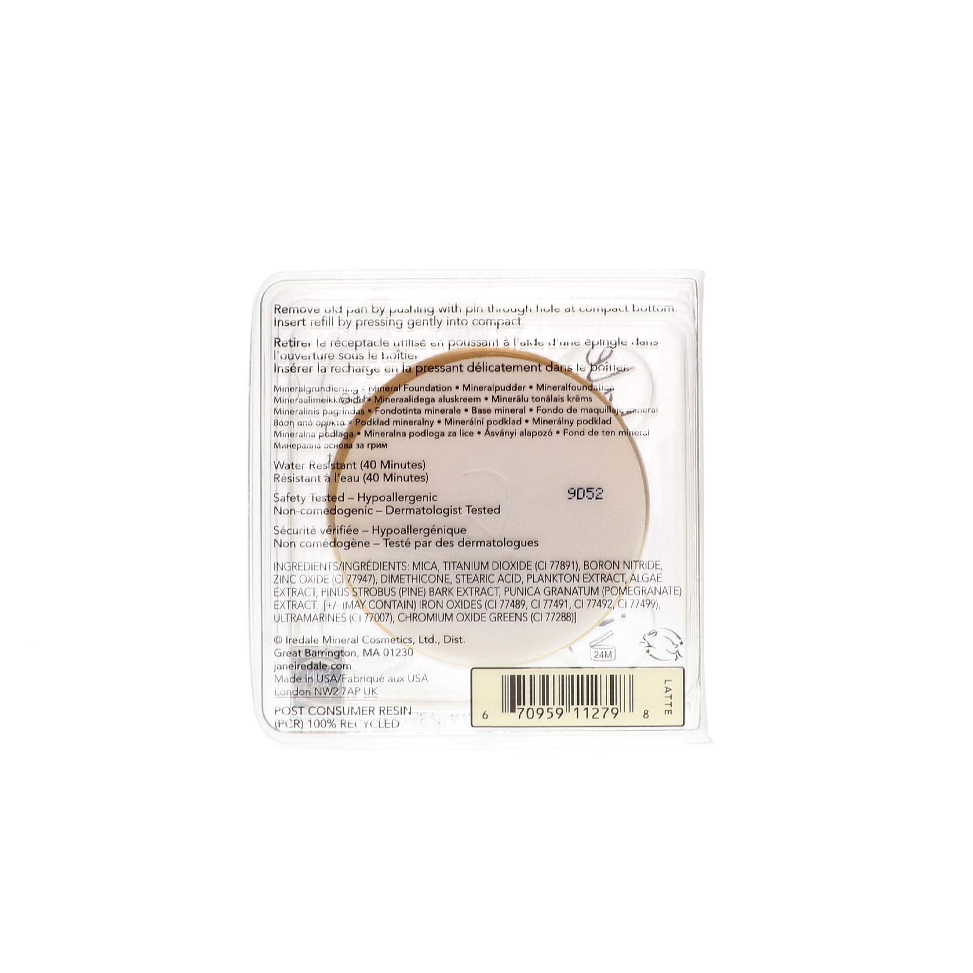 Pressed Powder Refill - Latte kaffeecreme, Gesichtspuder, LSF20, jane iredale