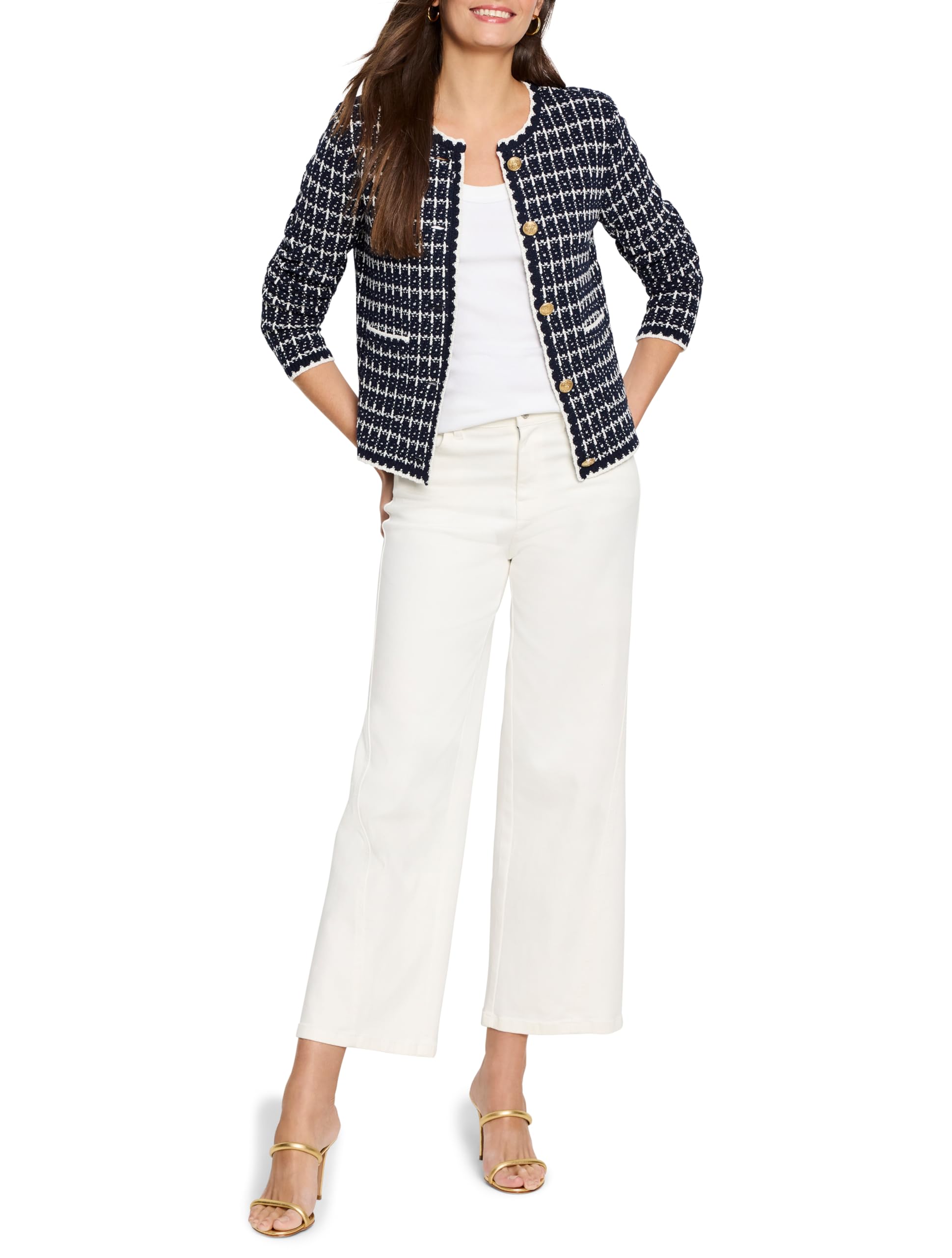 NIC Zoe Womens Mixed Up Sweater Jacket