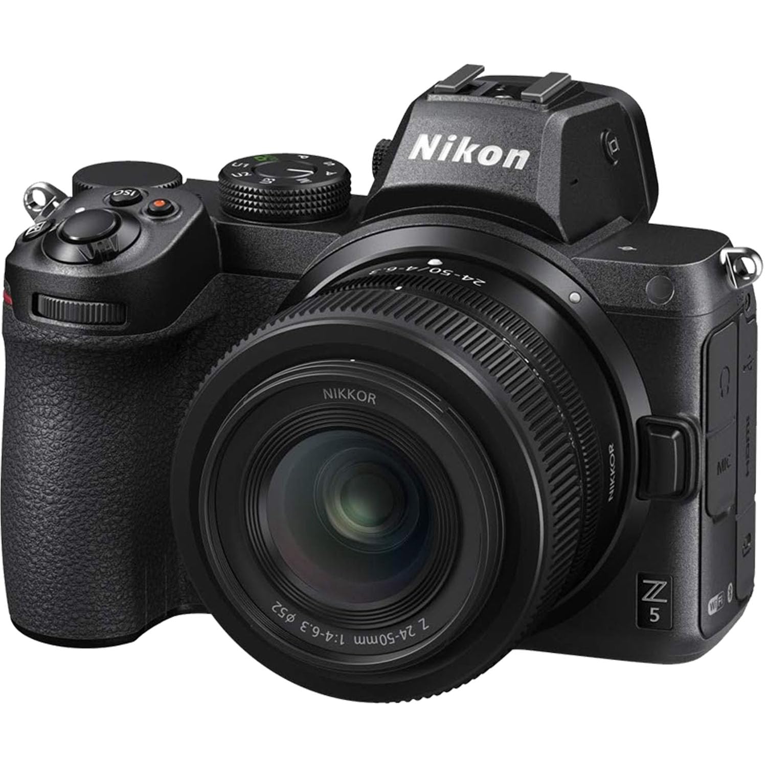 Nikon Z5 Mirrorless Camera with NIKKOR Z 24-50mm f/4-6.3 Lens + 2PC 64GB Memory + Hood + Extra Battery + Filters + More (28pc Bundle) (Renewed)