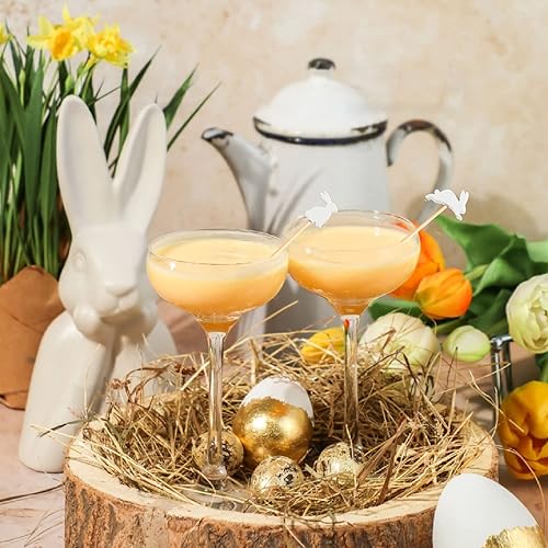 Miniatura 6 de Palillos de cóctel de conejo de Pascua, palillos de postre de frutas, sándwich, palillos de dientes, brochetas de aperitivos de charcutería, 5